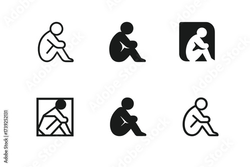 Loneliness Logo Variations.