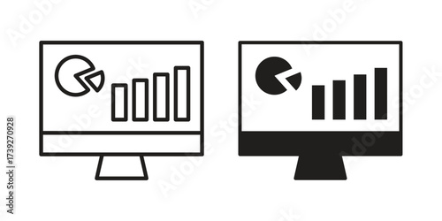 Dashboard icon simple vector symbol