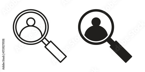 Hiring icon simple vector symbol