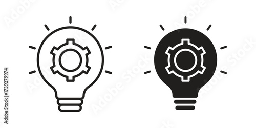 Innovation icon simple vector symbol