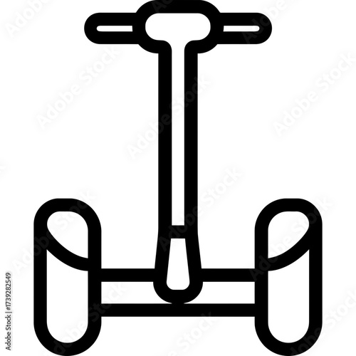 Minimalistic segway icon design