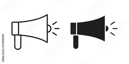 Promotion icon simple vector symbol