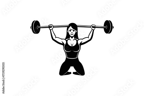 Strong young man lifting weights with dumbbells at the gym for strength training