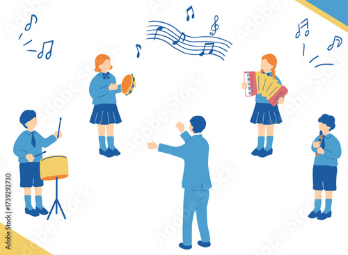 演奏を楽しむ子供たち