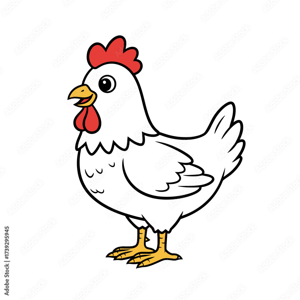 Fototapeta premium Farm Chicken