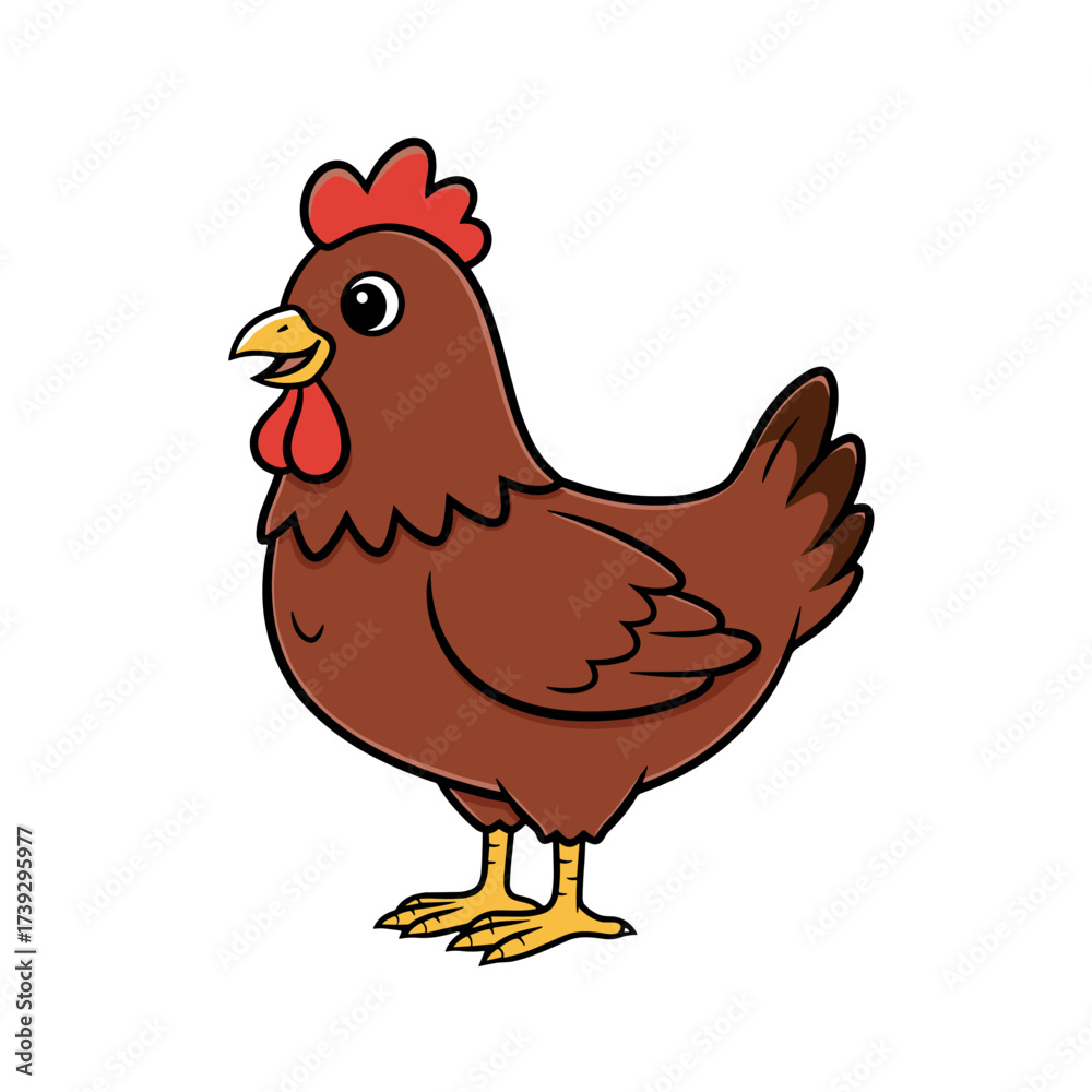 Fototapeta premium Simple Rooster Design