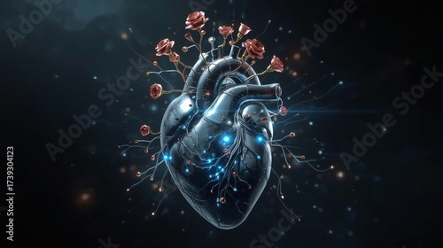 future heart abstract art