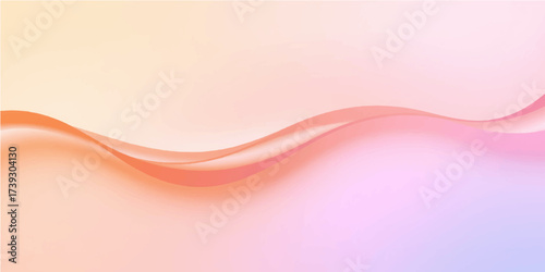 Abstract background with pink and red waves and curves in a vibrant digital art design