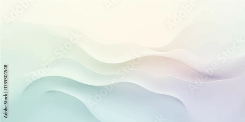 Abstract blue smoke background with a wavy liquid texture and light ocean water curve design