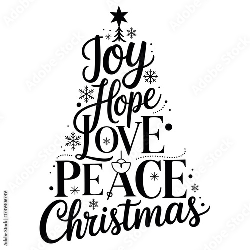 Christmas greeting inscription