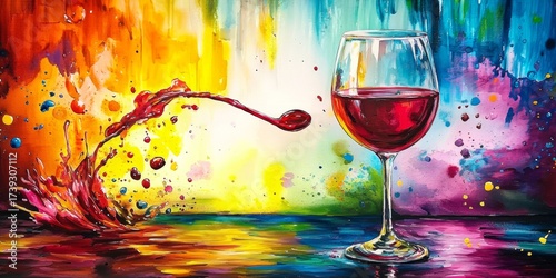 Engaging paint and sip activity with a splash of color and relaxation.