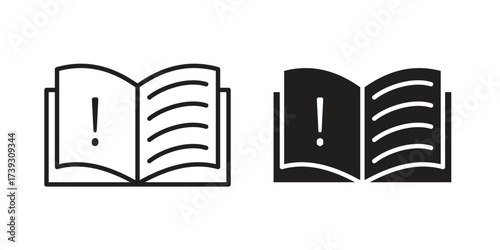 User guide icon simple vector symbol