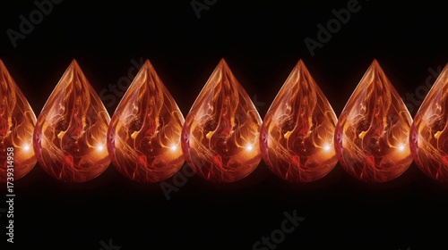 fire droplets background