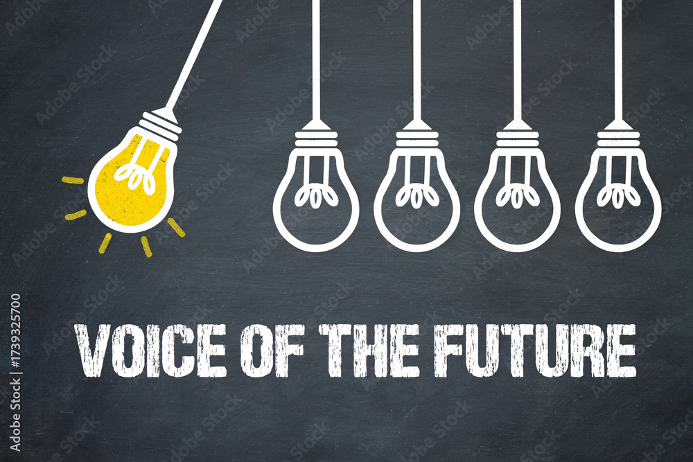 Fototapeta premium Voice of the Future