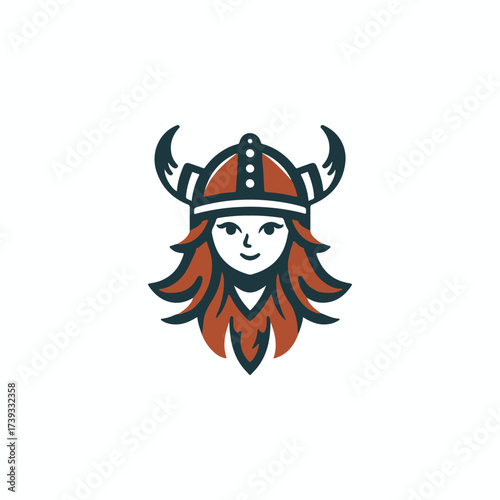 Viking girl logo