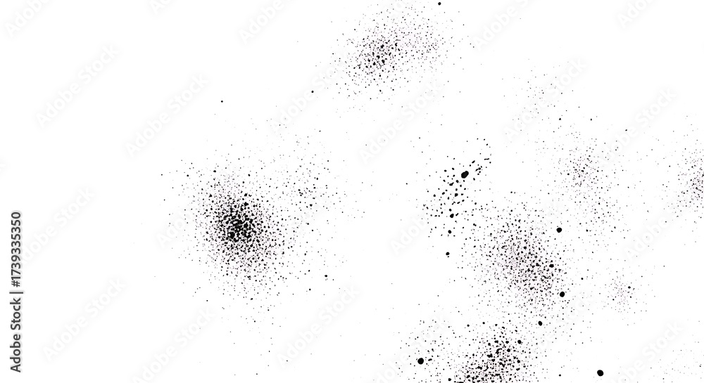 Obraz premium black ink splat background
