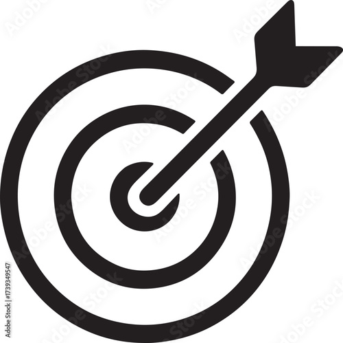 Bullseye Target Icon Precision and Accuracy Symbol