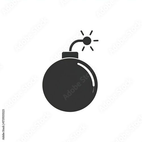 Simple bomb icon