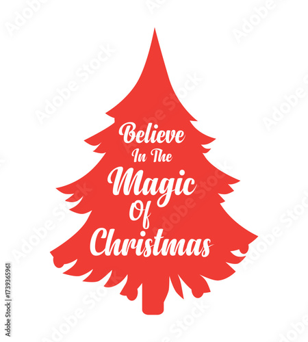  Believe in the Magic of Christmas, logo, web logo, print ready Tansparent Png t-shirt design