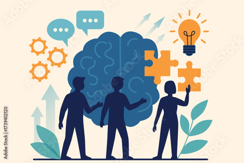 Joint Problem Solving and Teamwork Strategy Vector