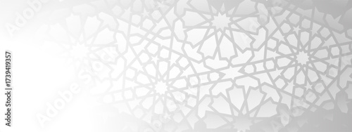 Arabesque pattern with islamic overlay and arab background for ramadan or muslim shadow texture. Elegant geometry and minimal ornament with luxury star and lantern for eid mubarak design.