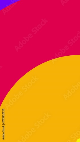 Colorful Circle transitions with alpha channel. Vertical Video 4K