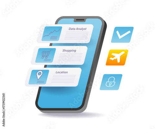 smartphone travel app users for easy booking and trip planning