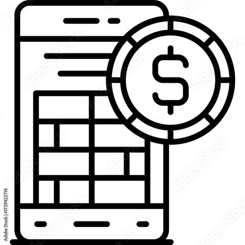 Margin Icon Vector Element