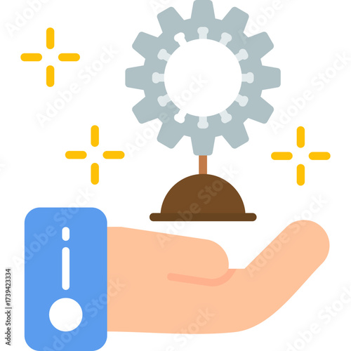 Growth Icon Vector Element