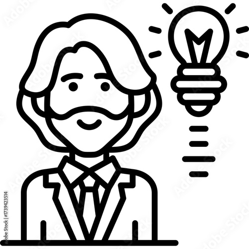 Employee Icon Vector Element