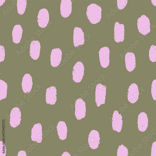 Abstract seamless pattern. Hand-drawn brush strokes, rough stains, irregular ...