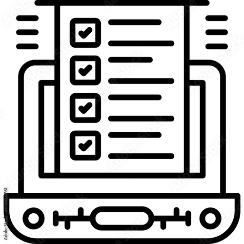 Laptop Icon Vector Element