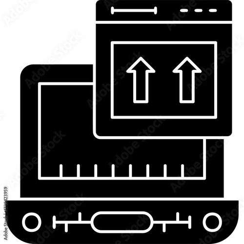 Laptop Icon Vector Element