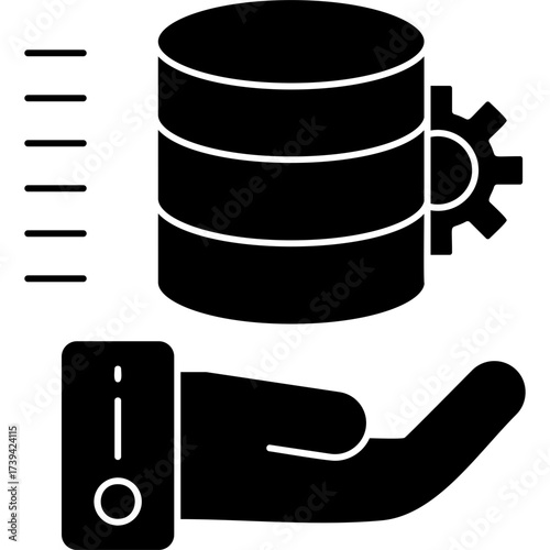 Hosting Icon Vector Element