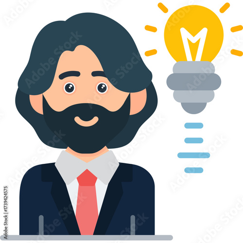 Employee Icon Vector Element