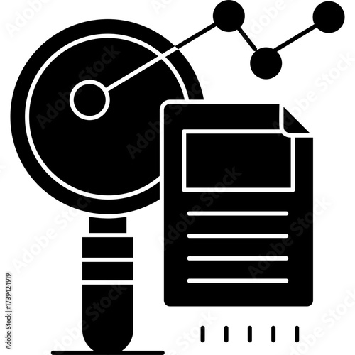Analytics Icon Vector Element