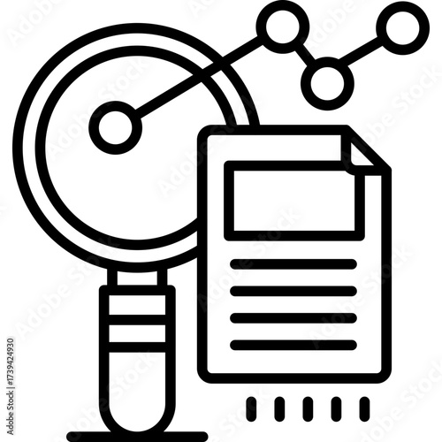 Analytics Icon Vector Element