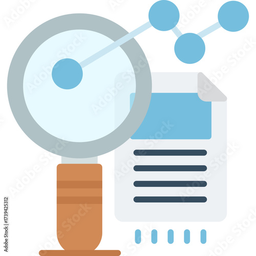 Analytics Icon Vector Element