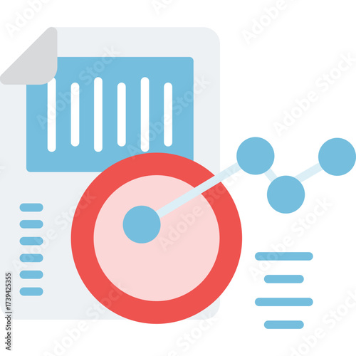 Analytics Icon Vector Element