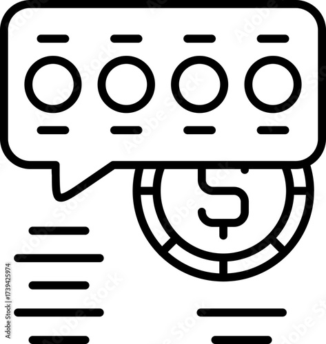 Message Icon Vector Element