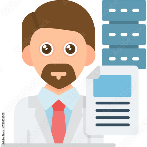 Database Icon Vector Element