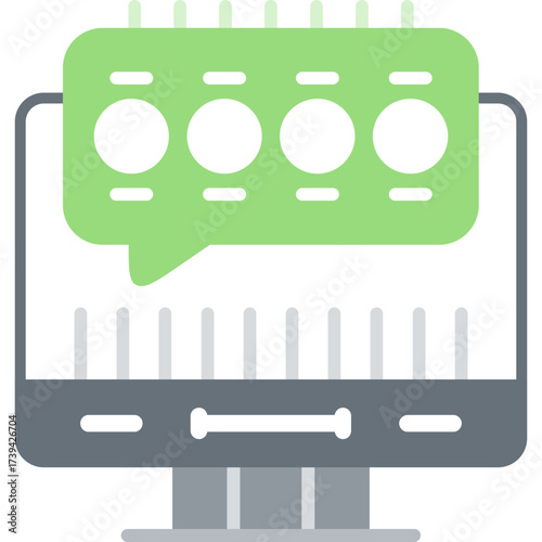 Message Icon Vector Element