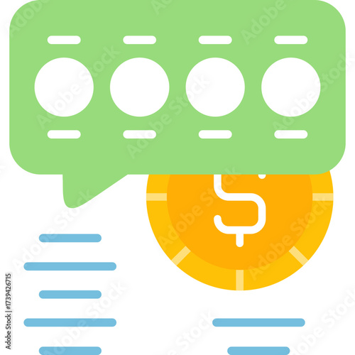 Message Icon Vector Element