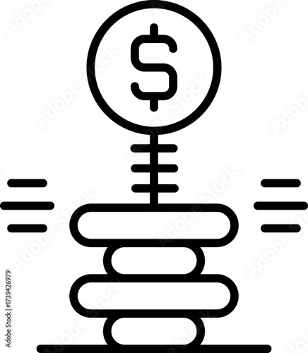 Growth Icon Vector Element