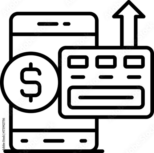 Credit Card Icon Vector Element
