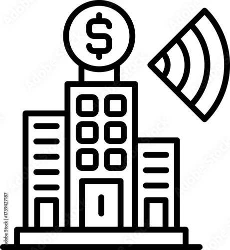 Building Icon Vector Element
