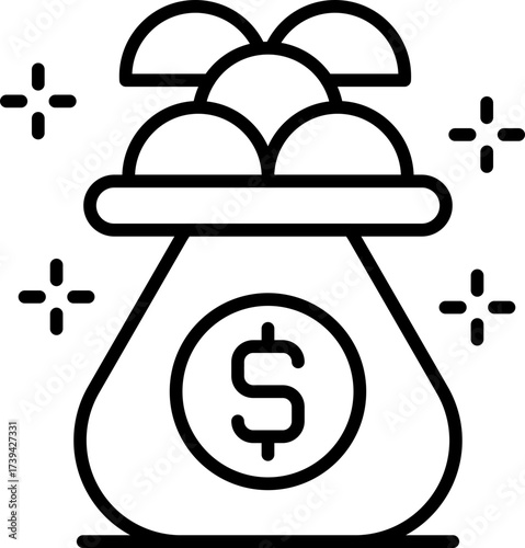 Saving Icon Vector Element