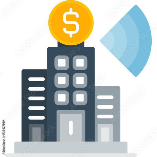 Building Icon Vector Element