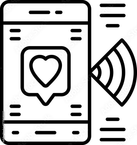 Mobile Phone Icon Vector Element