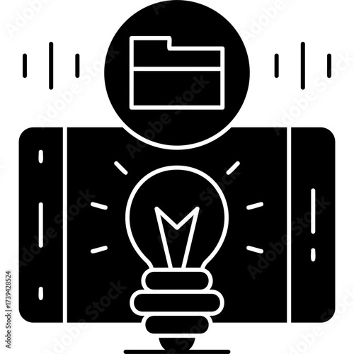 Mobile Phone Icon Vector Element